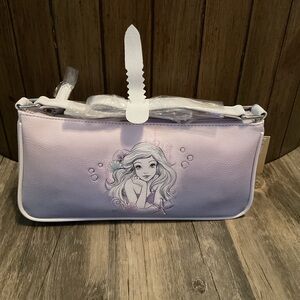 The Little Mermaid Ariel Disney X Dani Purple Ombré Baguette Handbag NWT